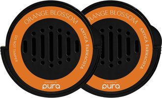 Pura x Antica Farmacista Lemon Verbena Car Dual Refill Pack in Orange Blossom at Nordstrom, Size One Size Oz