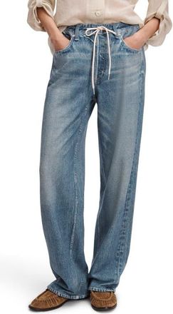 Rag & Bone rb Miramar Pull-On Wide Leg Cotton Terry Sweatpant Jeans in Ellis at Nordstrom, Size Xx-Small