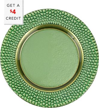 Vietri Vietri Pelli Glass Salad Plate With $4 Credit