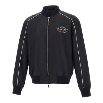 Iceberg Bomber Jackets, male, Black, Size: L Bomber Jacket