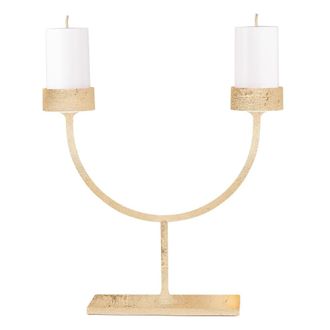 Zafferano L&aacute;mpara mesa pan de oro candelabro ip54, usb
