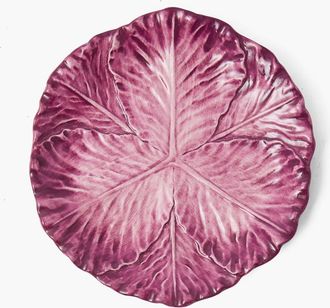 Mrs. Alice Serena Cabbage Dinner Plate in Purple at Nordstrom