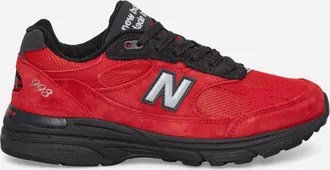 New Balance Made in USA 993 Sneakers Team Red / True Red / Black Cement