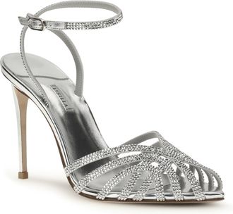 Le Silla Womens Embrace Divina Sandals Argento Calf Leather Bos Taurus