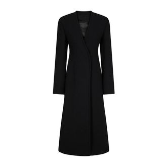 The Attico Dames, Mantels, Zwart, Maat: XS Wol