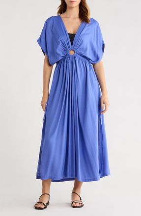 Elan Ring Cover-Up Maxi Dress in Sapphire Blue at Nordstrom, Size X-Small