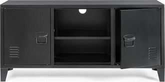 BIZZOTTO Bizzotto - Mueble M&oacute;vil Para Tv 2 Estantes Negro 600x300x240