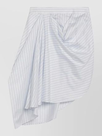 J.W.Anderson striped draped asymmetric skirt
