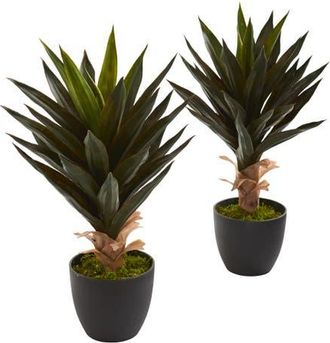 Nearly Natural Agave Artificial Plant in Green at Nordstrom