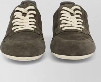Rick Owens leather low-top sneakers