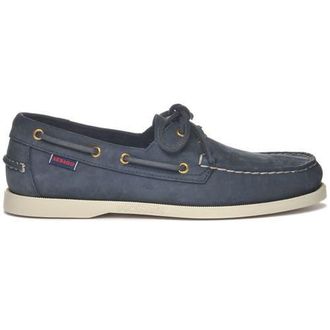 Sebago Docksides Portland Nubuck Boat Shoes in Blue Universe at Nordstrom, Size 10.5M