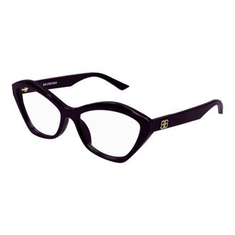 Balenciaga Violet Brillenmontuur Bb 0341O - unisex - Brillen - Paars - 56 MM - Accessoires