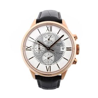 Tissot Accessoires, Heren, Geel, ONE Size, Leer, Chemin Des Tourelles Automatic Chronograph