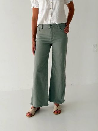 Kut from the Kloth Maya High Rise Pants In Sea Star Teal