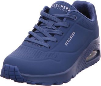 Skechers Womens Uno Stand on Air Sneaker, Blue 01, 3.5 UK