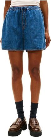 Tommy Hilfiger Short Shorts - Dames - Denim shorts - Blauw - M - Denim - Korte Broeken