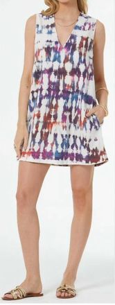 Young Fabulous & Broke Hoku Mini Dress In Raspberry Spotlight Wash