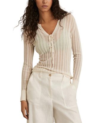 Reiss Saman Knitted Top