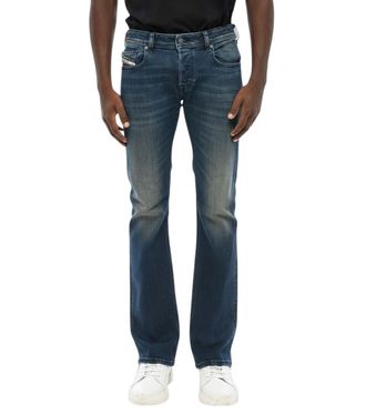 Diesel Blue Slim Mid Rise Jeans