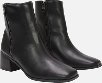 XY London Womens XY London Womens/Ladies Willow Square Toe Ankle Boots - Black - Size: 3