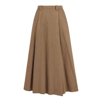 Department Five Midi Skirts, female, Brown, Size: XS Gonna midi a pieghe Henrique