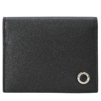 Bulgari Pre-owned Kaarthouder - Heren - Pre-owned - Zwart - Maat: ONE Size Leer