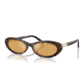 Tiffany & Co. Ovale Zonnebril - Dames - Zonnebrillen - Bruin - 56 MM - Accessoires