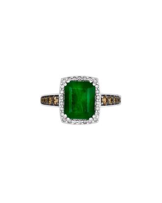 Le Vian Emerald 14K 3.46 Ct. Tw. Diamond & New Emerald Cocktail Ring