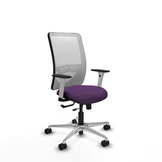 Piqueras y Crespo Silla De Oficina Piqueras Y Crespo Zulema Blanco Respaldo Fijo