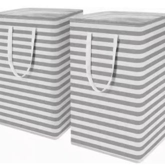 OEM Cesto De Ropa Grande, Plegable, Autoportante E Impermeable Con Asa Para Facilitar Su Transporte, Ideal Para Dormitorio, Ba&ntilde;o O Residencia De Estudiant