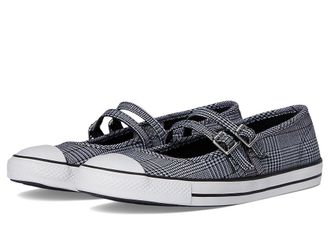 Converse Chuck Taylor All Star Dainty Mary Jane Plaid Womens Shoes Black/White/Sporty Berry : 5.5 B - Medium, Canvas