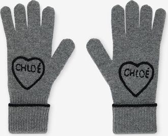 Chlo&eacute; Woll- und Kaschmirhandschuhe Encoeur