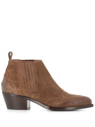 Sartore Su&egrave;de laarzen - Beige