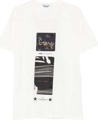 Daniele Alessandrini Logo T-shirt - Heren - T-shirts - Wit - 2XL - Tops