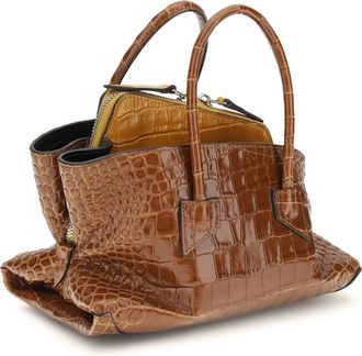 The Attico Womens La Passeggiata Mini Handbag 490 Calf Leather Bos Taurus Handbags Hand Bags
