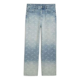 Puma x A$AP ROCKY Laser Monogram Denim Jeans Faded Denim AOP 633428-01