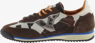 Victoria Womens Saturno Flat Tennis Sneakers In Brown