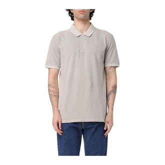 Woolrich Polo Shirts, male, Beige, Size: M Short Sleeve Polo Shirt