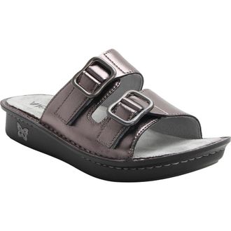 Alegria By Pg Lite Verah Hoity Toity Slide Sandal in Pewter Power at Nordstrom, Size 10Us