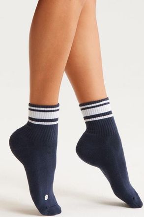 Zella Sport Assorted 2-Pack Quarter Socks in Navy Sapphire at Nordstrom, Size 6-8.5