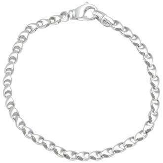 Pompeii3 Mens Link 14k Gold (17gram) or Platinum (28gram) 4.5mm Bracelet 8.5