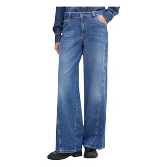 Guess G11 Wide Leg Jeans - female - Guess - Wide Jeans - Blue - W25 - Jeans