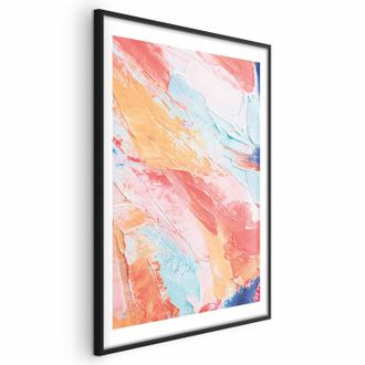 OEM P&oacute;ster - Armon&iacute;a Colorida - Transiciones De Color Din&aacute;micas En Tonos Pastel