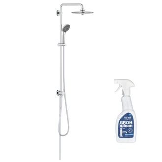 GROHE Columna De Ducha Grohe Con Desviador Manual Vitalio Joy 260 Chrome + Limpiador Grohe Clean