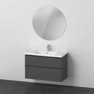 Duravit Duravit - Juego De Muebles D-neo, Lavabo Con Mueble De Pared Y Espejo Led