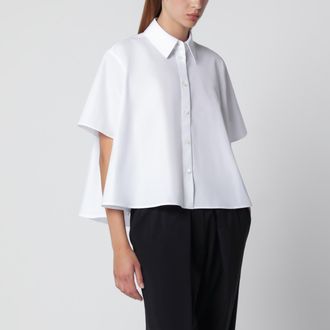 Loewe Camicia a trapezio bianca in cotone