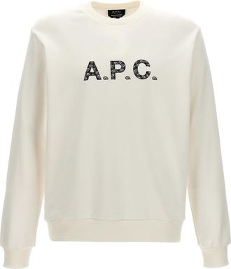 A.P.C. White Timothy Sweatshirt
