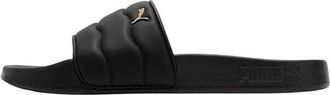 Puma (WMNS) PUMA Lead Cat 2.0 Puffy Black Metallic Gold 389557-01