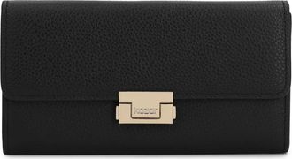 Kazar Oblong Wallet - Dames - Portefeuilles - Zwart - ONE Size - Leer - Accessoires