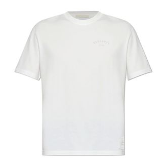 Eleventy T-Shirts, male, White, Size: 2XL T-Shirt with Printed Logo